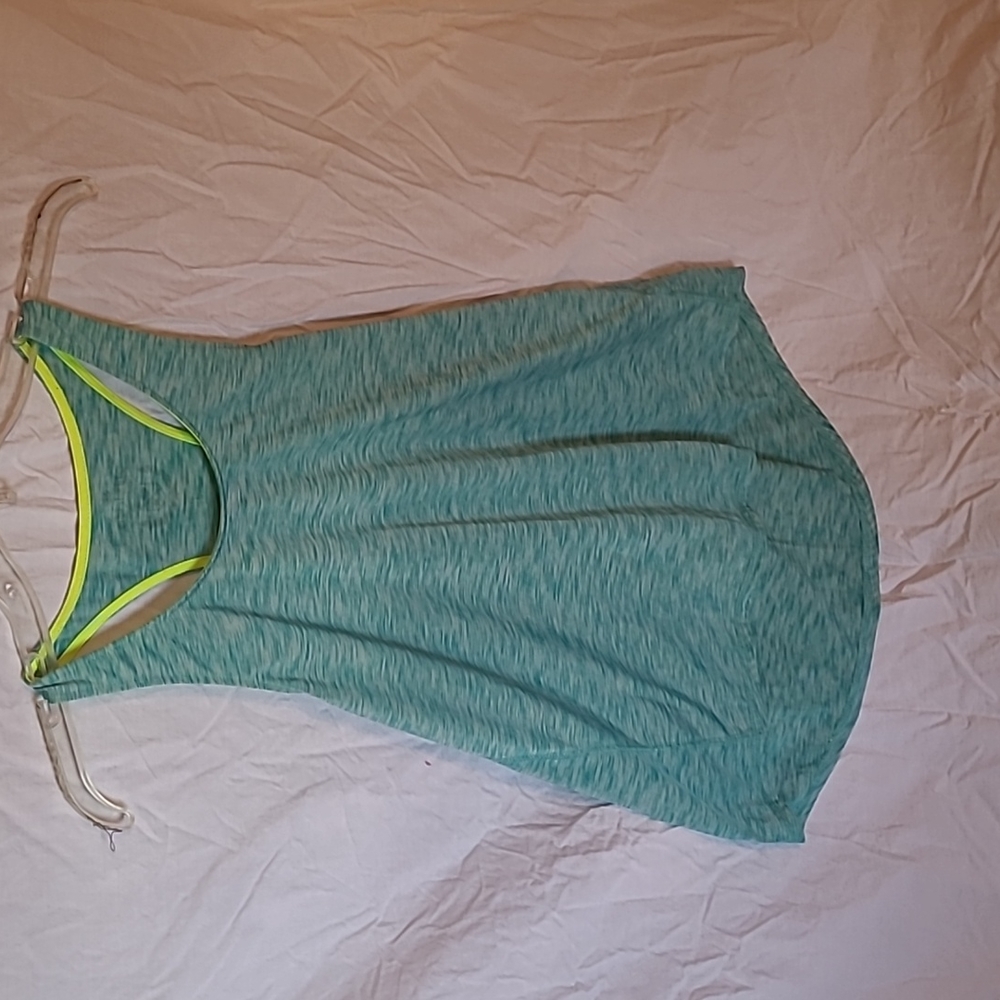 Athletic racerback tank top